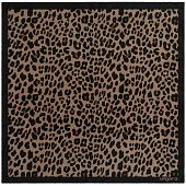 Платок Leopardo Silk, коричневый - фото