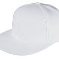 Бейсболка Unit Snapback с прямым козырьком, белая