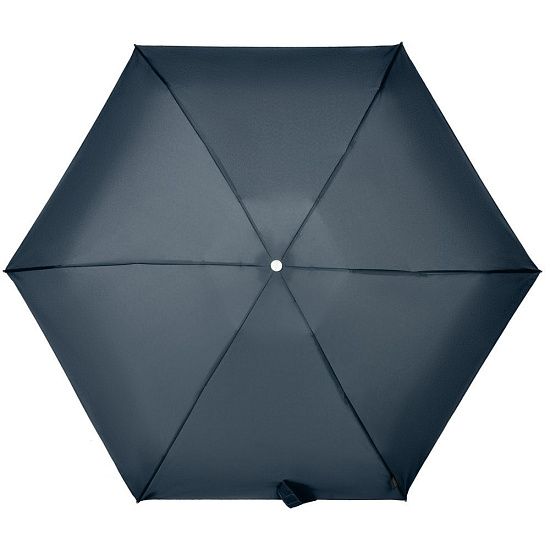 Складной зонт Alu Drop S, 4 сложения, автомат, синий - подробное фото