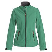 Куртка софтшелл женская TRIAL LADY, зеленая - фото