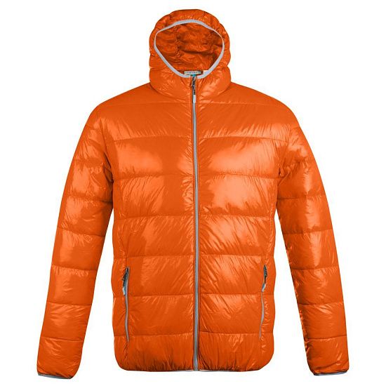 Куртка пуховая мужская Tarner, оранжевая - подробное фото