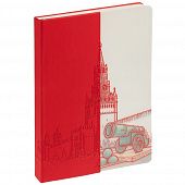 Блокнот «Города. Москва», красный - фото