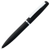 Ручка шариковая Bolt Soft Touch, черная - фото