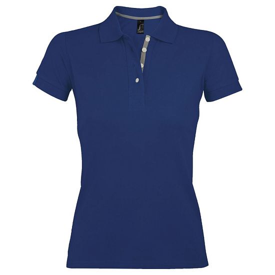 Рубашка поло женская PORTLAND WOMEN 200 синий ультрамарин - подробное фото