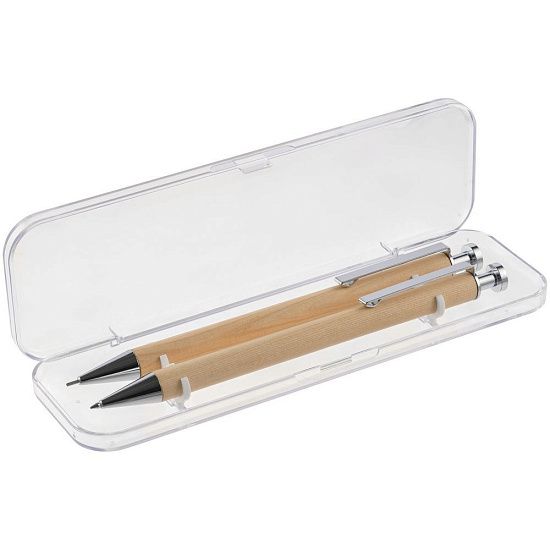 Набор Attribute Wooden: ручка и карандаш - подробное фото