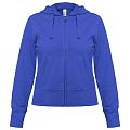 Толстовка женская Hooded Full Zip ярко-синяя
