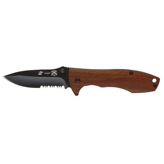 Складной нож Stinger 632ZW, эбеновое дерево - подробное фото