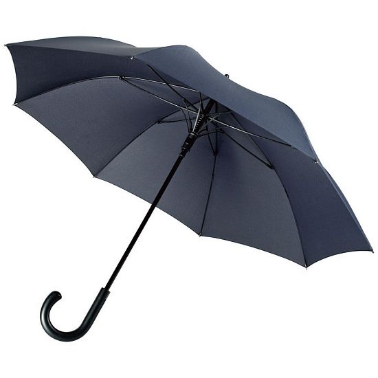 Зонт-трость Alessio, темно-синий - подробное фото