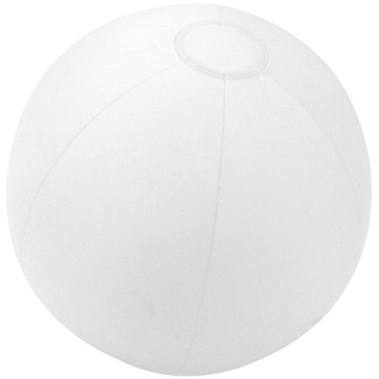 Надувной пляжный мяч Tenerife, белый - подробное фото