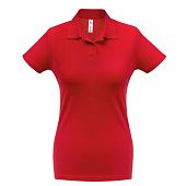 Рубашка поло женская ID.001 красная - фото