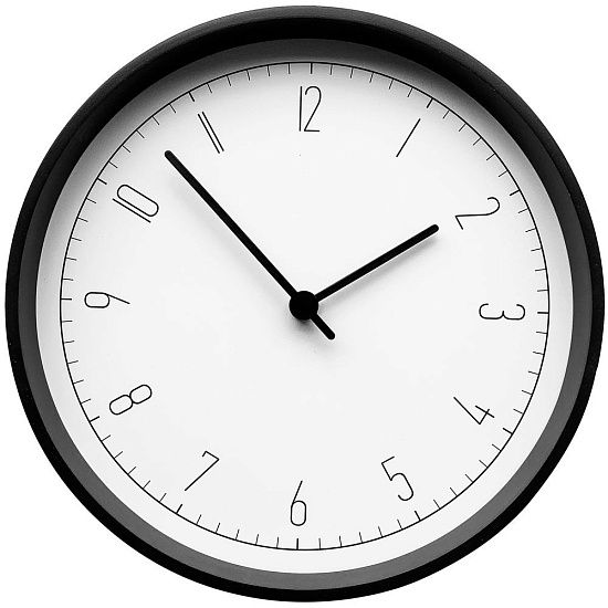Часы настенные Onika, белые с черным - подробное фото