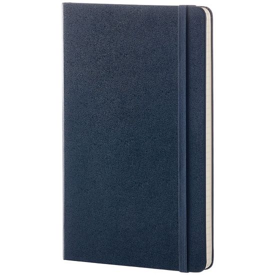 Записная книжка Moleskine Classic Large, в линейку, синяя - подробное фото