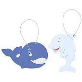 Набор для творчества «Чудесные животные. Моря и океаны: кит и дельфин» - фото
