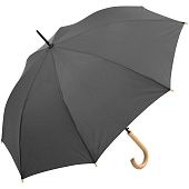 Зонт-трость OkoBrella, серый - фото