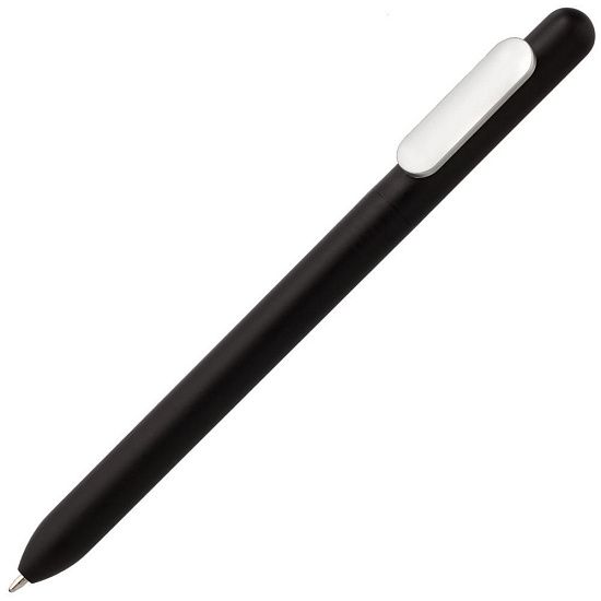 Ручка шариковая Slider Silver, черный металлик - подробное фото