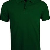 Рубашка поло мужская PRIME MEN 200 темно-зеленая - фото