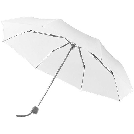 Зонт складной Fiber Alu Light, белый - подробное фото
