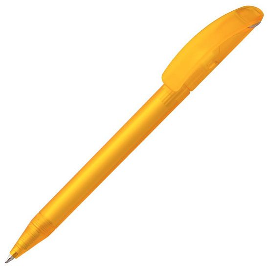 Ручка шариковая Prodir DS3 TFF Ring, желтая с серым - подробное фото