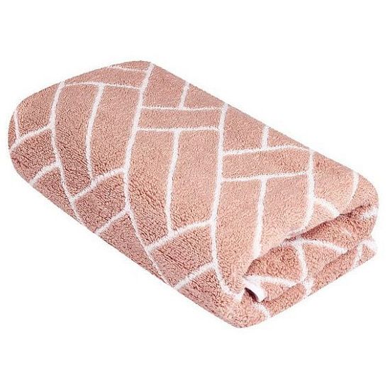 Полотенце махровое Tiler Medium, розовое - подробное фото