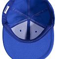 Бейсболка Unit Snapback с прямым козырьком, ярко-синяя