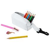 Набор Hobby с цветными карандашами и точилкой, белый - фото