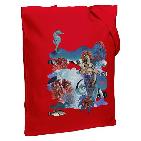 Холщовая сумка Ragazza Di Mare, красная - подробное фото