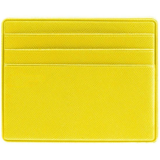 Чехол для карточек Devon, желтый - подробное фото
