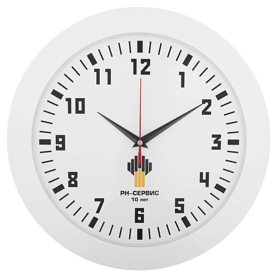Часы настенные Vivid Large, белые - подробное фото