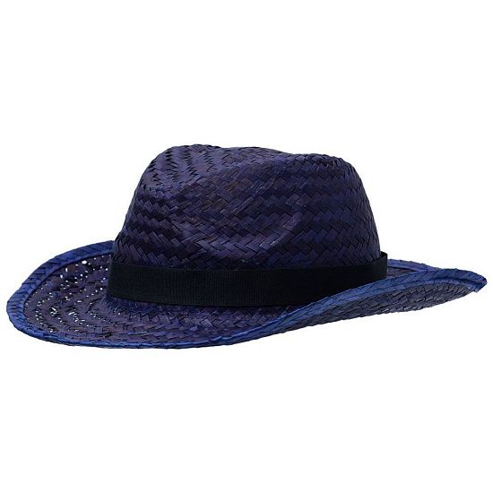 Шляпа Daydream, синяя с черной лентой - подробное фото