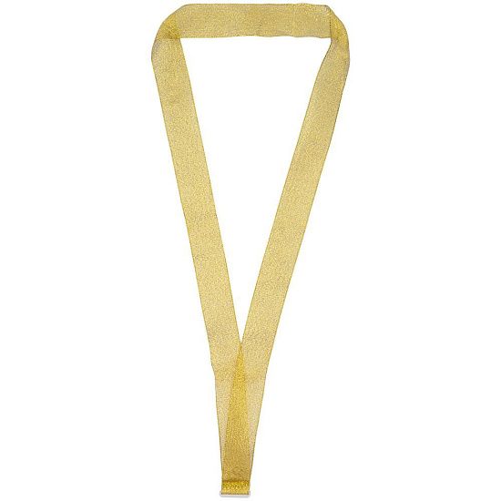 Лента для медали с пряжкой Ribbon, золотистая - подробное фото