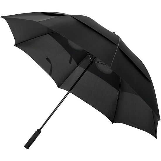 Зонт-трость oldCourse, черный - подробное фото