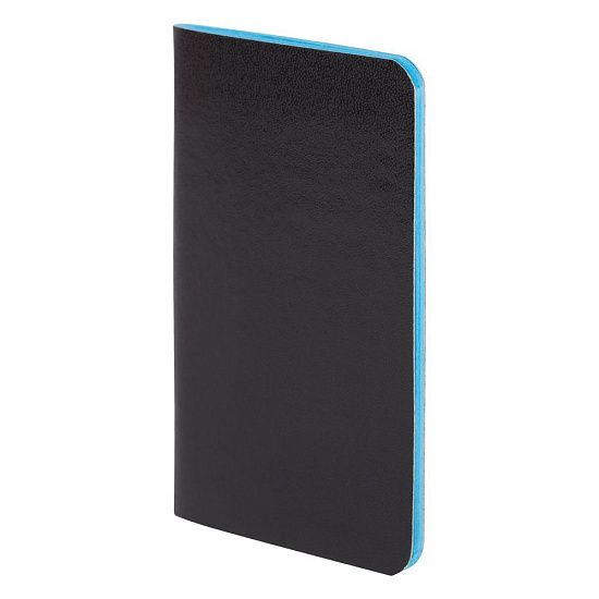 Блокнот Excentrica, черный с голубым - подробное фото