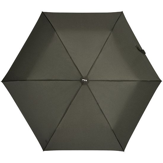 Зонт складной Rain Pro Flat, серый - подробное фото