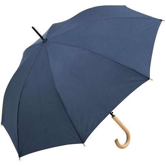 Зонт-трость OkoBrella, темно-синий - подробное фото