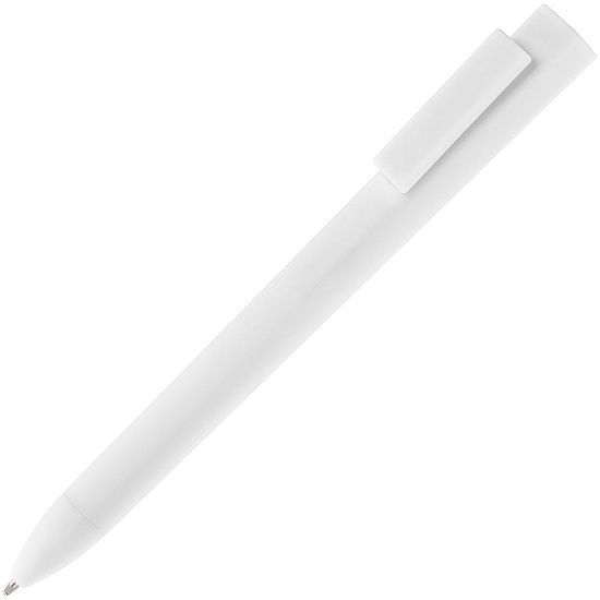 Ручка шариковая Swiper SQ Soft Touch, белая - подробное фото