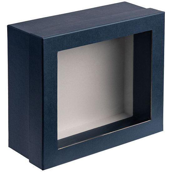 Коробка Teaser с окошком, скандинавский синий - подробное фото