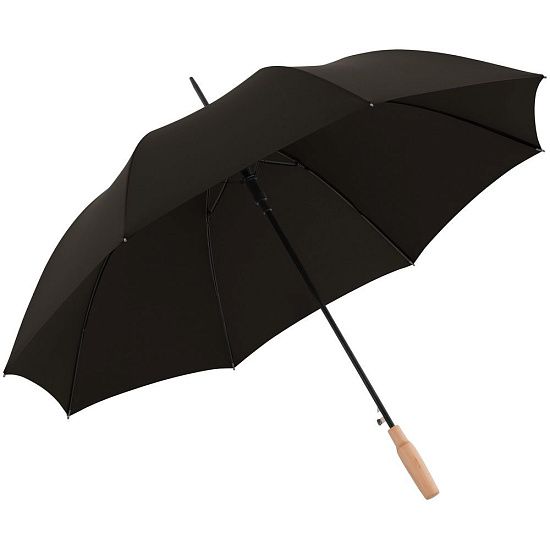 Зонт-трость Nature Stick AC, черный - подробное фото