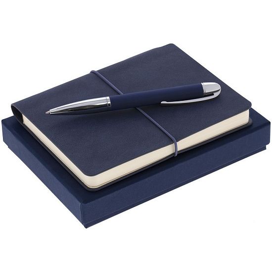 Набор Business Diary Mini, синий - подробное фото