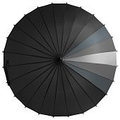 Зонт-трость «Спектр», черный - фото