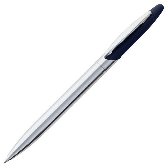 Ручка шариковая Dagger Soft Touch, синяя - подробное фото