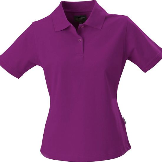 Рубашка поло стретч женская ALBATROSS, лиловая - подробное фото