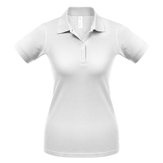 Рубашка поло женская Safran Pure белая - подробное фото