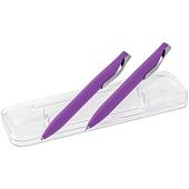 Набор Pin Soft Touch: ручка и карандаш, фиолетовый - фото