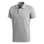 Рубашка поло Essentials Base, серый меланж - фото