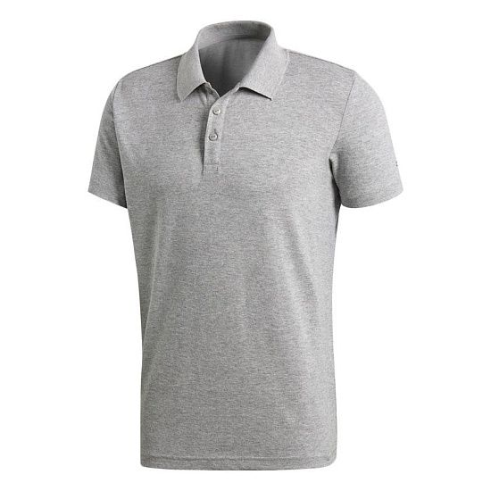 Рубашка поло Essentials Base, серый меланж - подробное фото