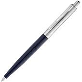 Ручка шариковая Senator Point Metal, темно-синяя - фото