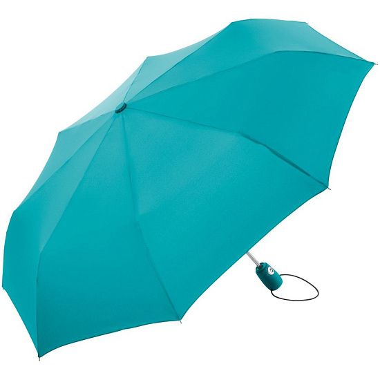 Зонт складной AOC, бирюзовый - подробное фото