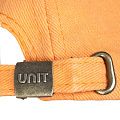 Бейсболка Unit Trendy, оранжевая с серым