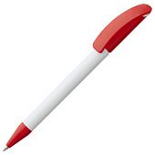 Ручка шариковая Prodir DS3 TPP Special, белая с красным - фото