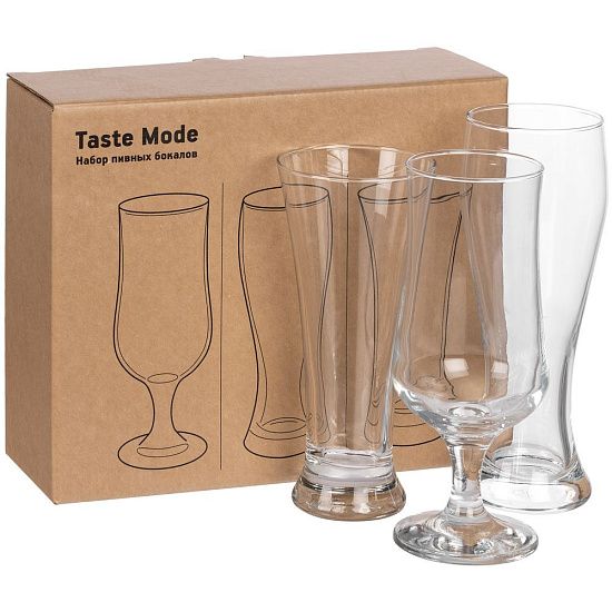 Набор пивных бокалов Taste Mode - подробное фото